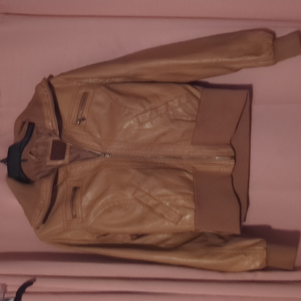 BB Winter Faux Leather Jacket XXL